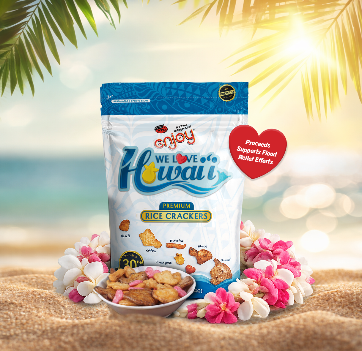 Howzit Panda Hawaii – Chocolate Flavored Cookies (8.8oz) | Enjoy